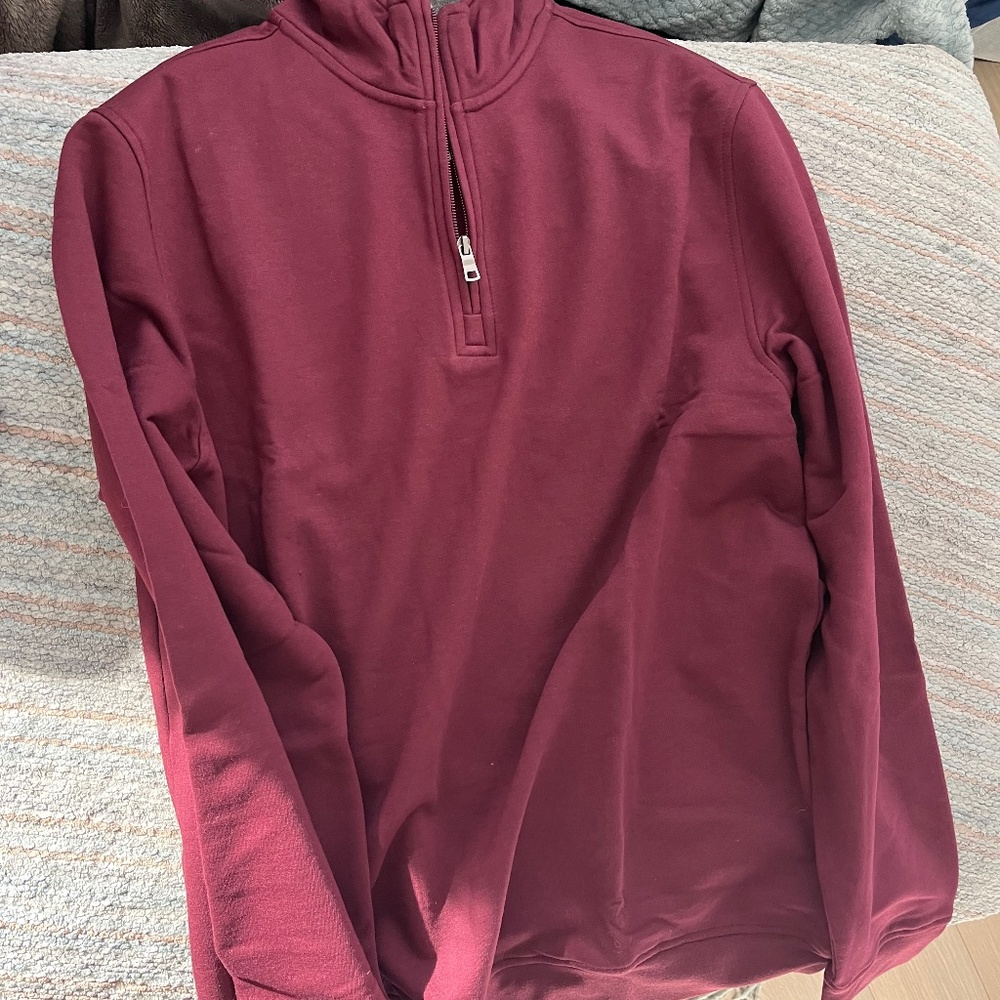 Men's Club Room Macy's Sporty Fleece NEW WITH TAGS. Maroon